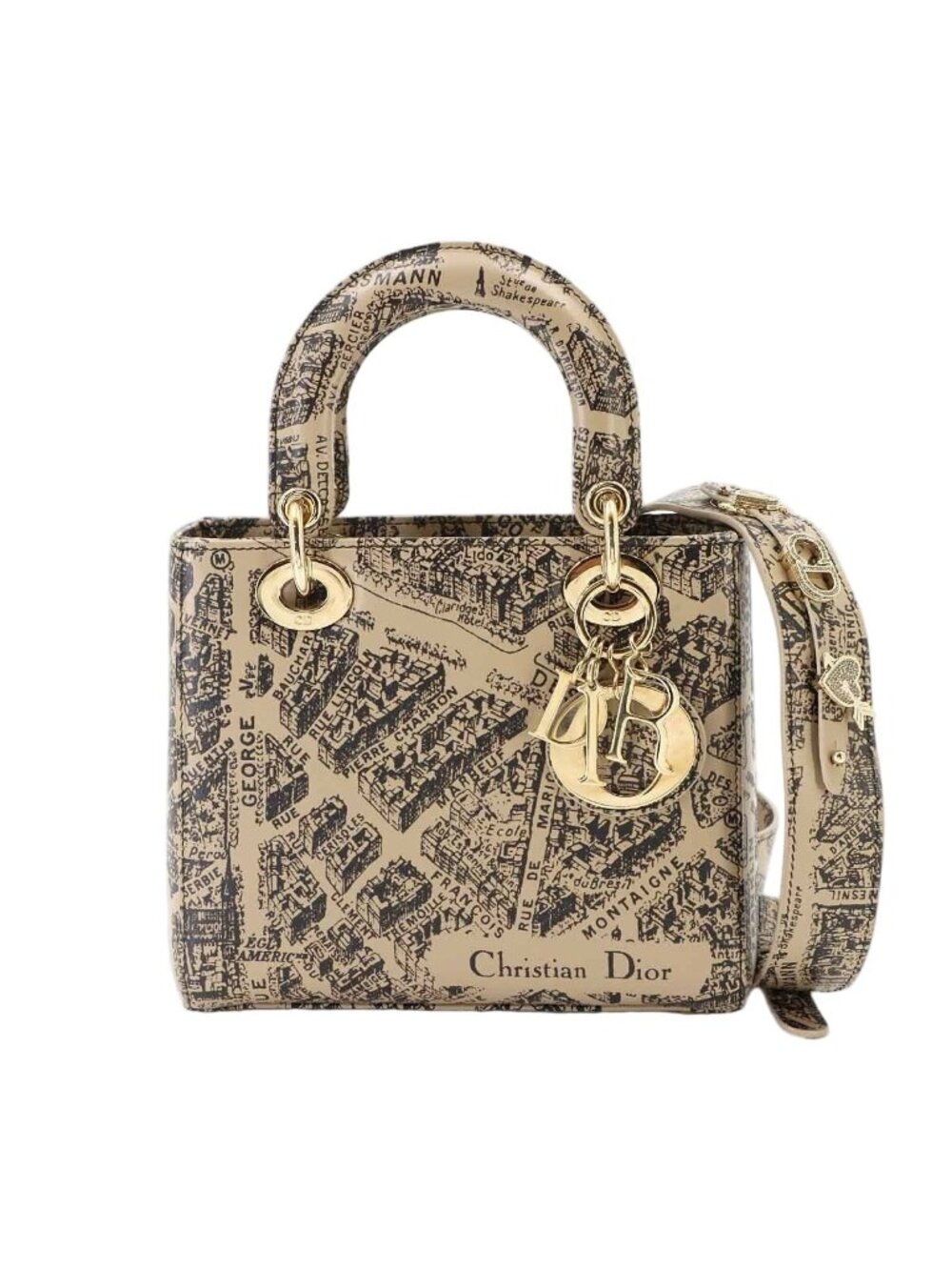 Dior Lady My Abcdior Small 2-Way Bag Leather
